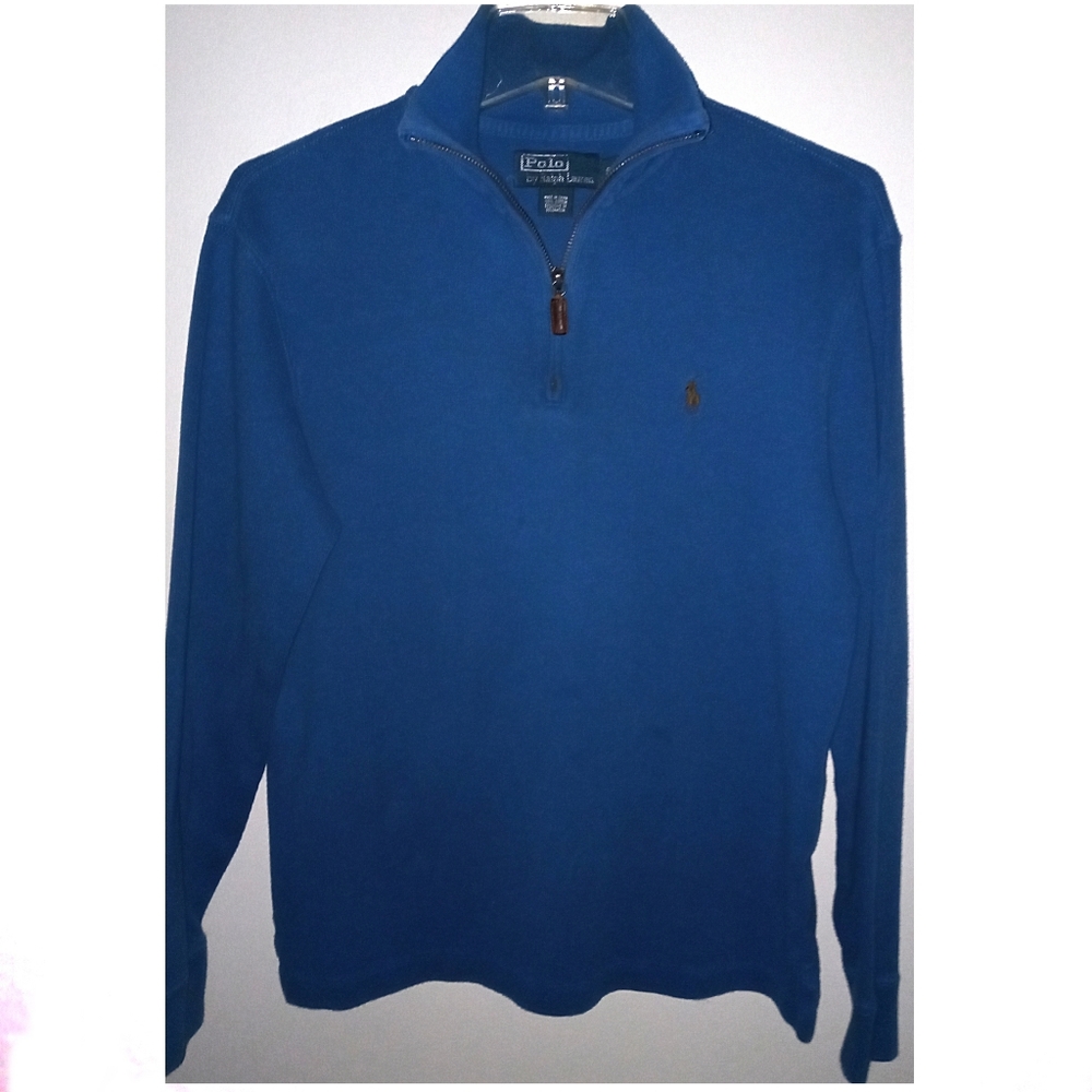 POLO BY RALPH LAUREN MEN'S 1/4 ZIP SWEATER
